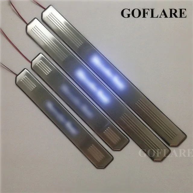 Led Auto Door Sill Protector For Mercedes Benz W202 W203 W219 W210 W211 Accessories Illuminated Door Sills Scuff Plate Stickers Buy At The Price Of 41 27 In Aliexpress Com Imall Com