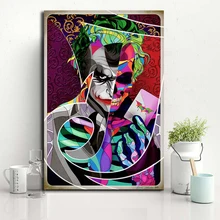 The Joker Skull Art Omar Molina Super Heroes Canvas Painting Oil Print Poster Wall Art Picture for Living Room Home Decoration khayyam omar the rubaiyat