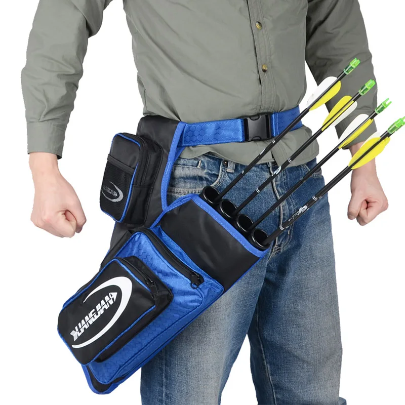 Стрельба из лука охота 3/4 трубки колчан лук стрелы держатель сумка для правой руки колчан для стрельбы спорта на открытом воздухе