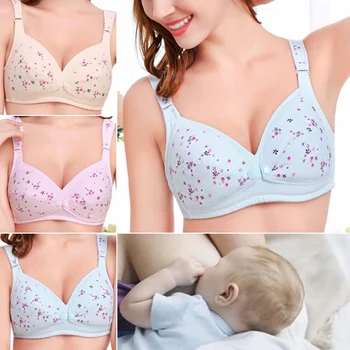 

Pregnant Women Pregnancy Underwear Breast Feeding Bra Clothing Breastfeeding Maternity Nursing Bras Cotton Sleep Bra