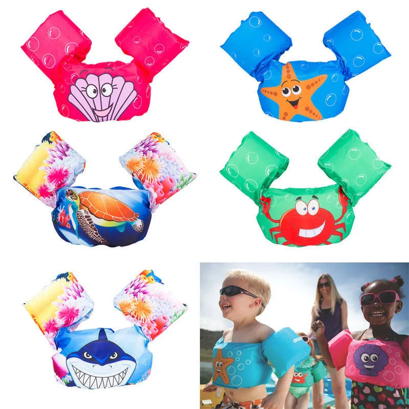 

Kids Puddle Jumper Life Jacket Vest Swim Trainers Arm Floats Arm Bands Rings Swimming Accessories Pools Water Toys For Childern