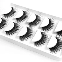 Новинка, 5 пар, 3 D, накладные ресницы, норковые, полная полоса, искусственные ресницы, длинный макияж, бигейе, норковые ресницы, натуральные накладные ресницы