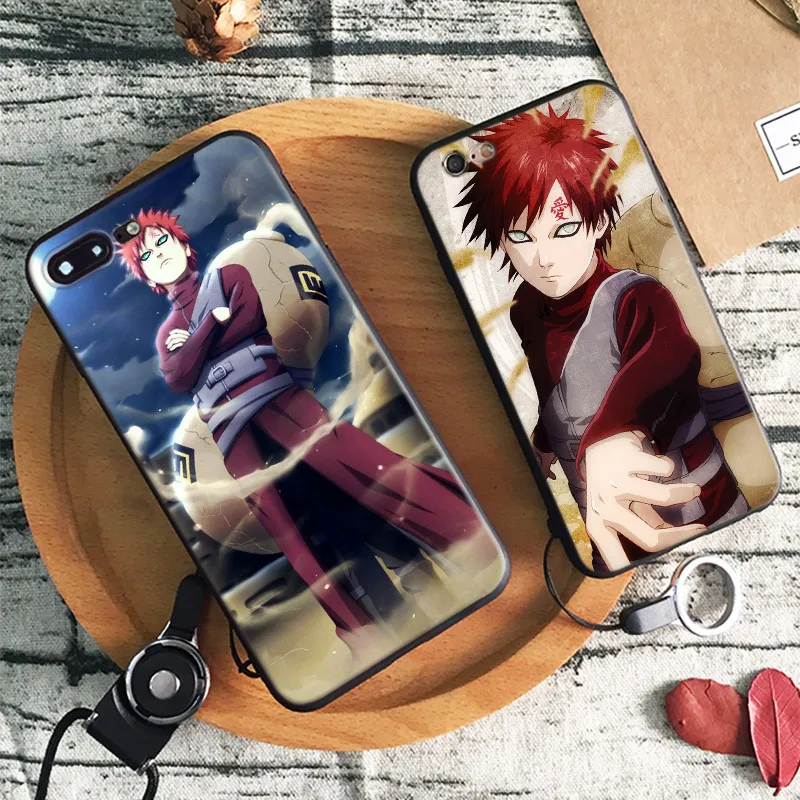 

Gaara Naruto anime Coque Soft Silicone Phone Case Cover Shell For Apple iPhone 6 6s 6Plus 6sPlus 7 8 7Plus 8Plus X