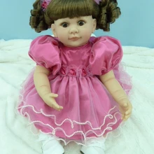 Около 2" силиконовые виниловые куклы Reborn Baby, игрушки для девочек, реалистичные игрушки для детей