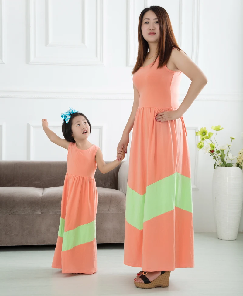 mom and daughter frocks