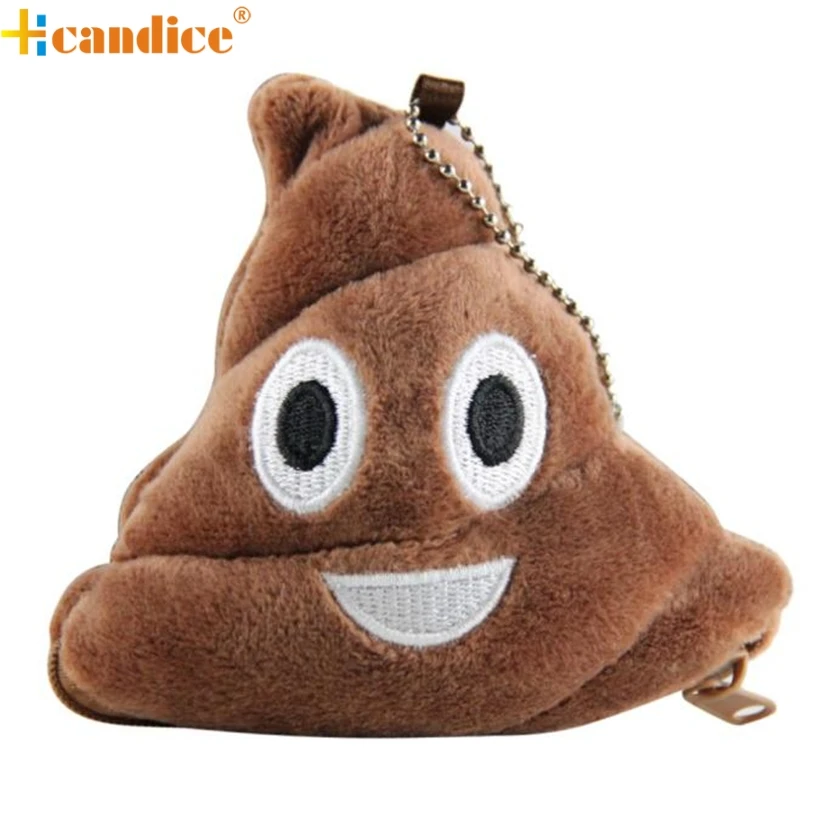 

Hcandice Best Gift Poo Pillow Plush Soft Emoji Emoticon Coin Purse Gift Dec23