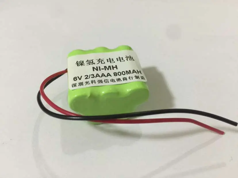 Новые Аутентичные 6 V 2/3AAA 800 MAh никель-водородный аккумулятор Ni-MH монтажная плата медицинское оборудование игрушки