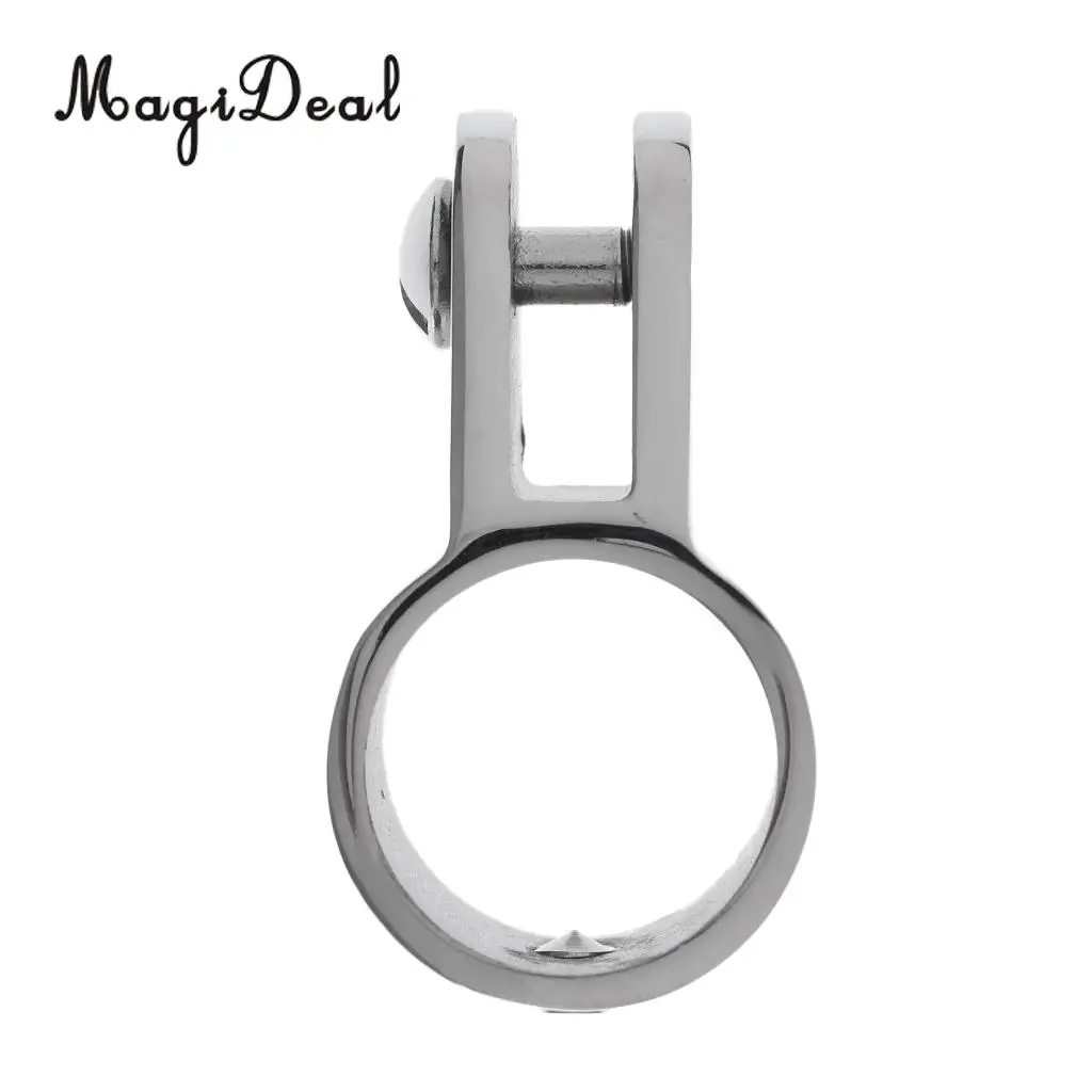MagiDeal Kayak Replacement 316 Stainless Steel Jaw Slide Bimini Top Slide 22mm Hardware Fitting Rowing Boat Accessory Silver