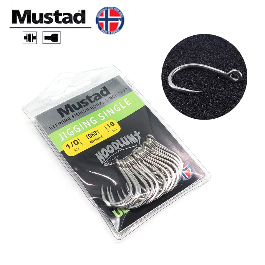 1 упаковка Mustad бренд рыболовный крючок высокое качество отсадки один крюк Модель