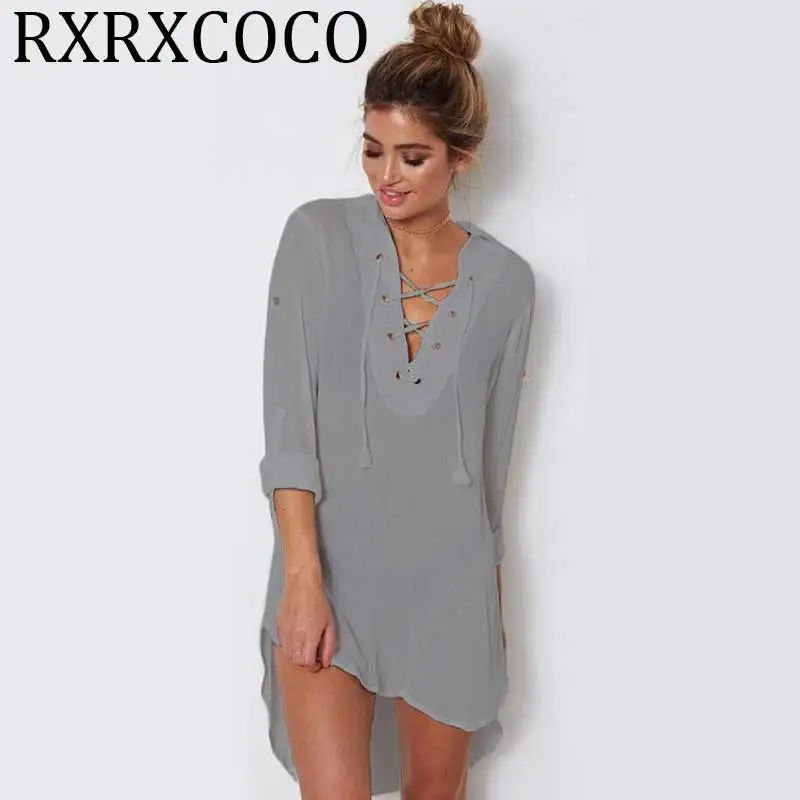 

bikini cover ups beach woman tunic see through sexy beach dress women's swimsuit beach wear robe de plage sarong playa mujer