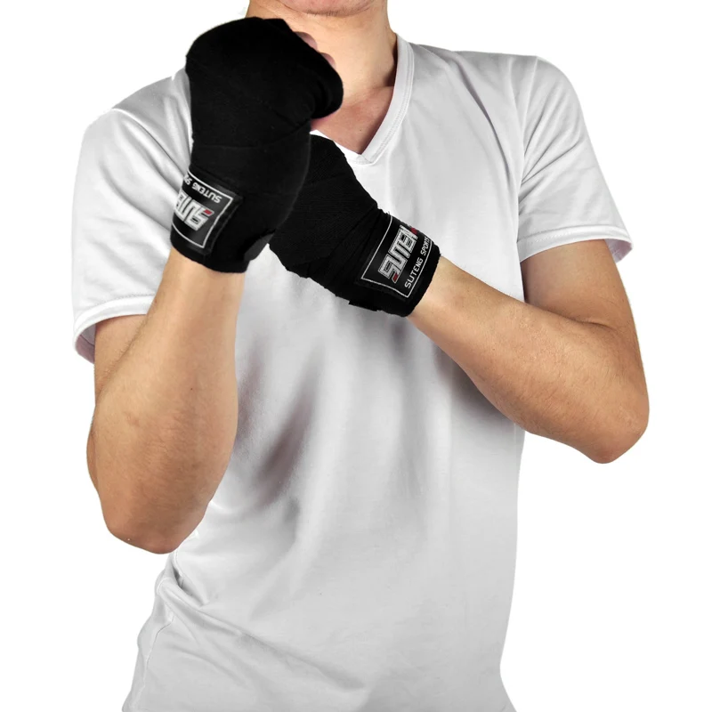 SUTEN 2.5M Elastic Gloves Boxing Hand Bandages Sanda Fighting Hand Strap Wrist