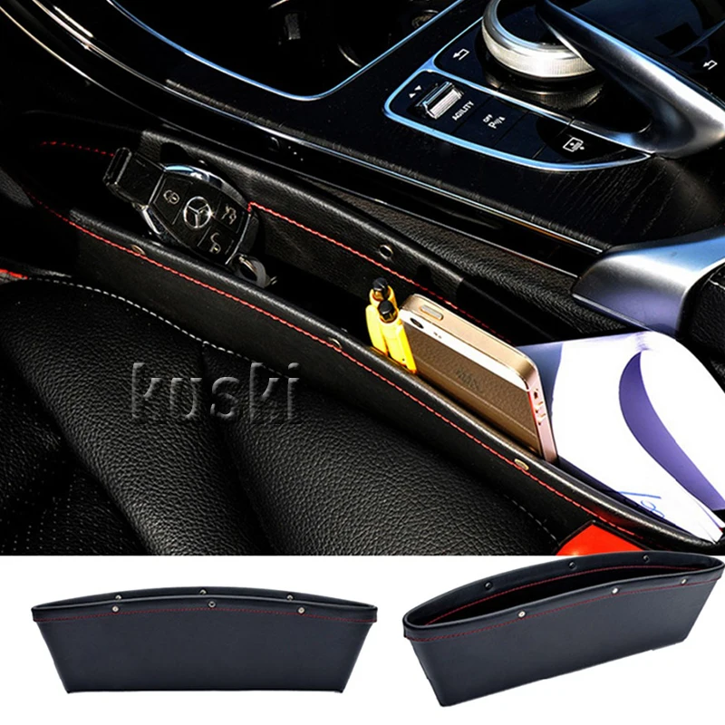 1Pcs Car Styling Seat Storage Box Stickers For Mini Cooper R56 R50 R53 F56 F55 R60 R57 Porsche 911 Cayenne Macan Accessories
