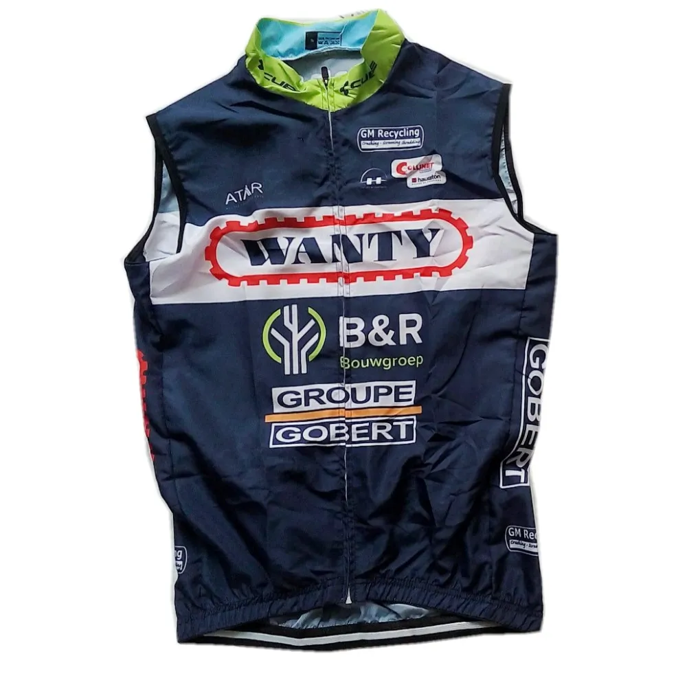 Жилет для велоспорта pro team wanty с 3 карманами дышащий без рукавов MTB Ropa Ciclismo windstopper