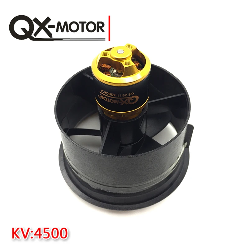 QX двигатель 64 мм трубка EDF блок с 4500KV бесщеточным Мотором для модели RC 40A ESC|Детали