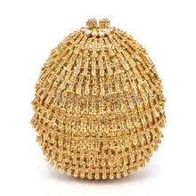 Новейшая модная женская вечерняя сумочка Роскошные клатч кристалл сумки партия Кошелек Свадьба сумка Pochette клатч(88632D