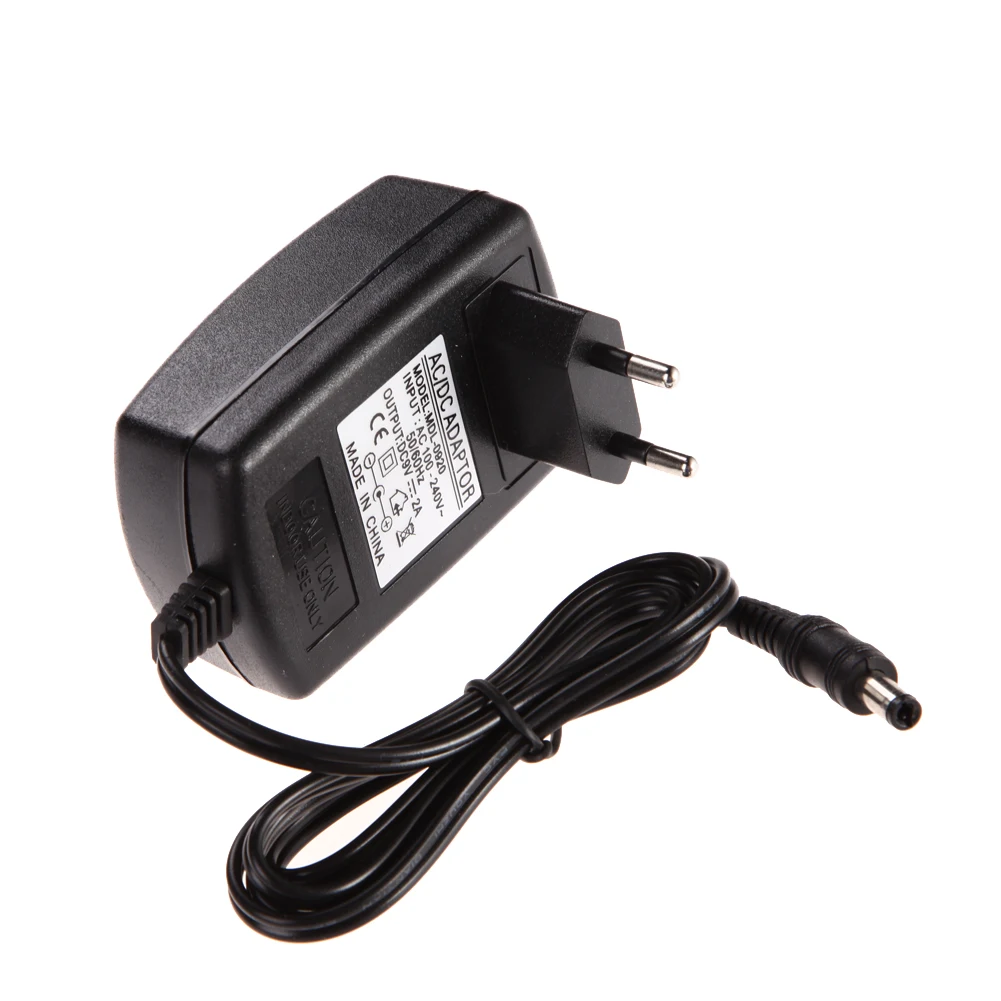 

AC 100-240V Converter Adapter DC 5.5mm x 2.5MM 9V 2A 2000mA Charger Switching Power Supply EU Plug Free Shipping