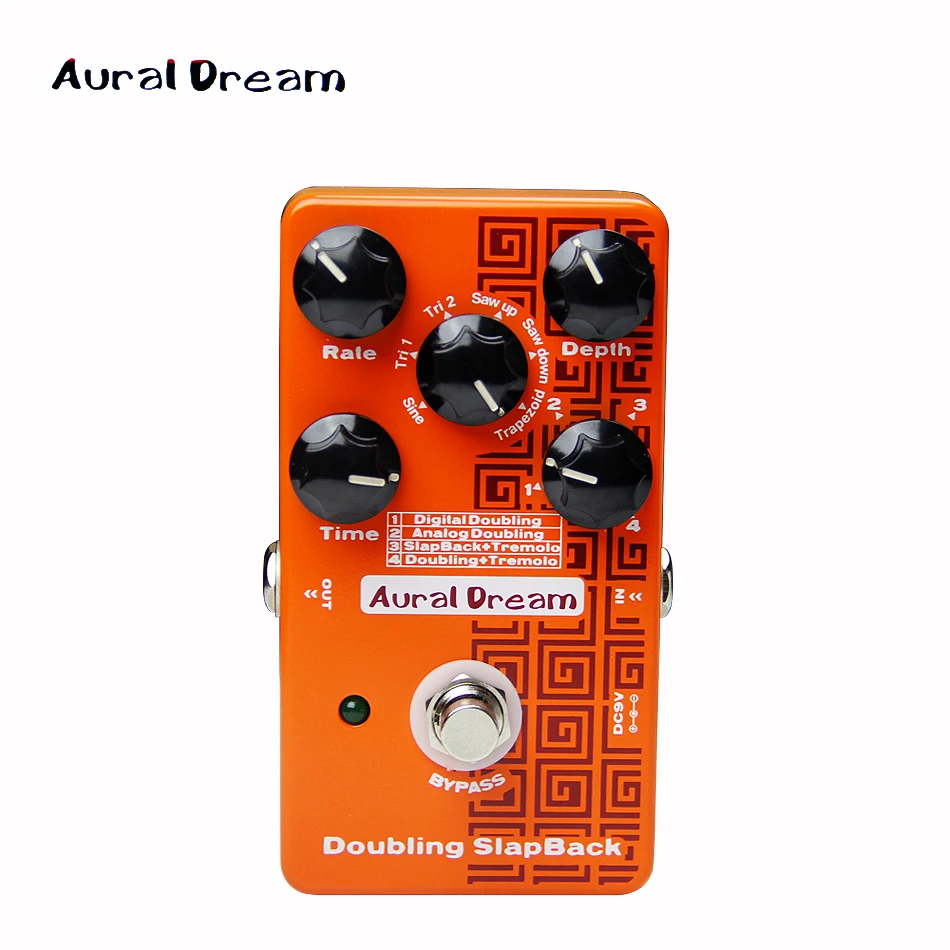 Цифровая педаль для создания эффектов Aural Dream цифровая с пятью ручками удвоения