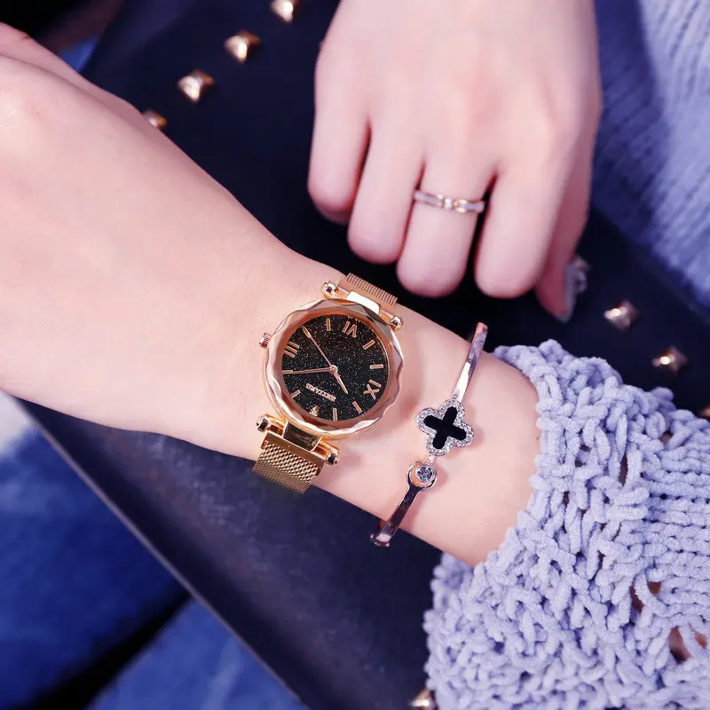 Женские кварцевые часы Hodinky Montre Femme Роскошные наручные из нержавеющей стали