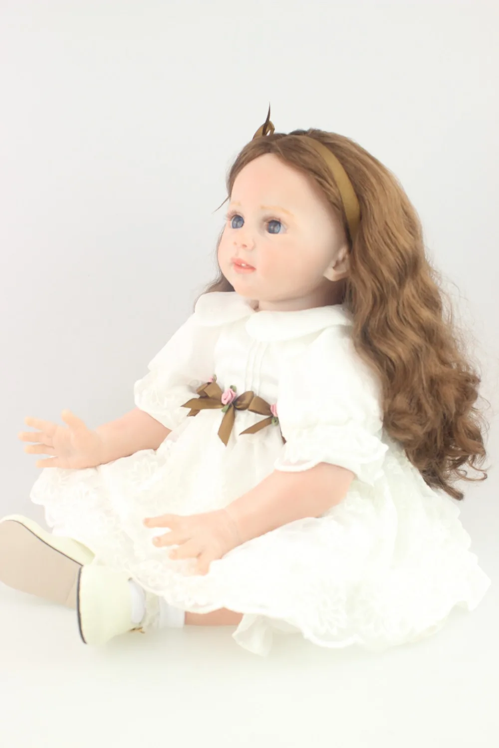 NPK, дизайн, Мягкая силиконовая кукла boneca reborn baby, фридолин, укоренившиеся волосы, модная Кукла, рождественский подарок и детские игрушки