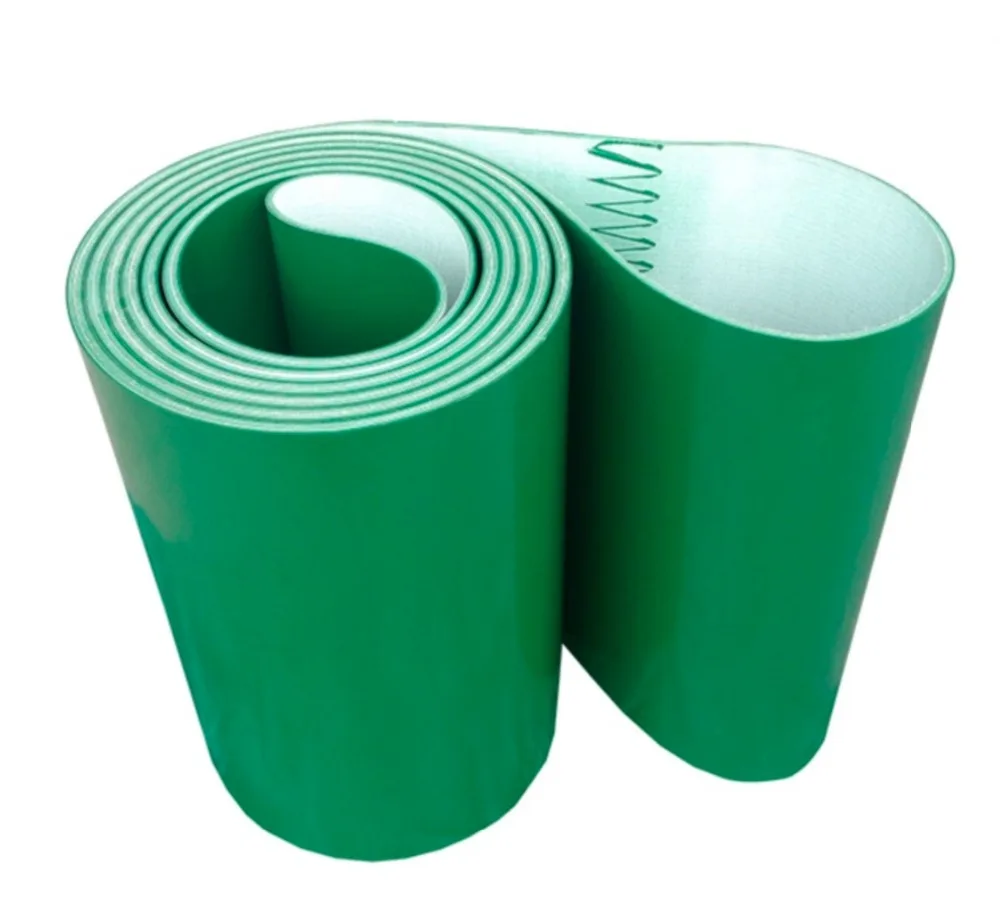 

Perimeter:2530mm Width:38mm Thickness:2mm Green Industrial Transmission Line Belt Conveyor PVC Belt(Can Customized Size)
