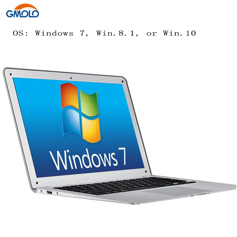 Ультратонкий ноутбук бренда GMOLO 14 дюймовый экран HD Pentium N3520 8 ГБ ОЗУ 1 ТБ HDD