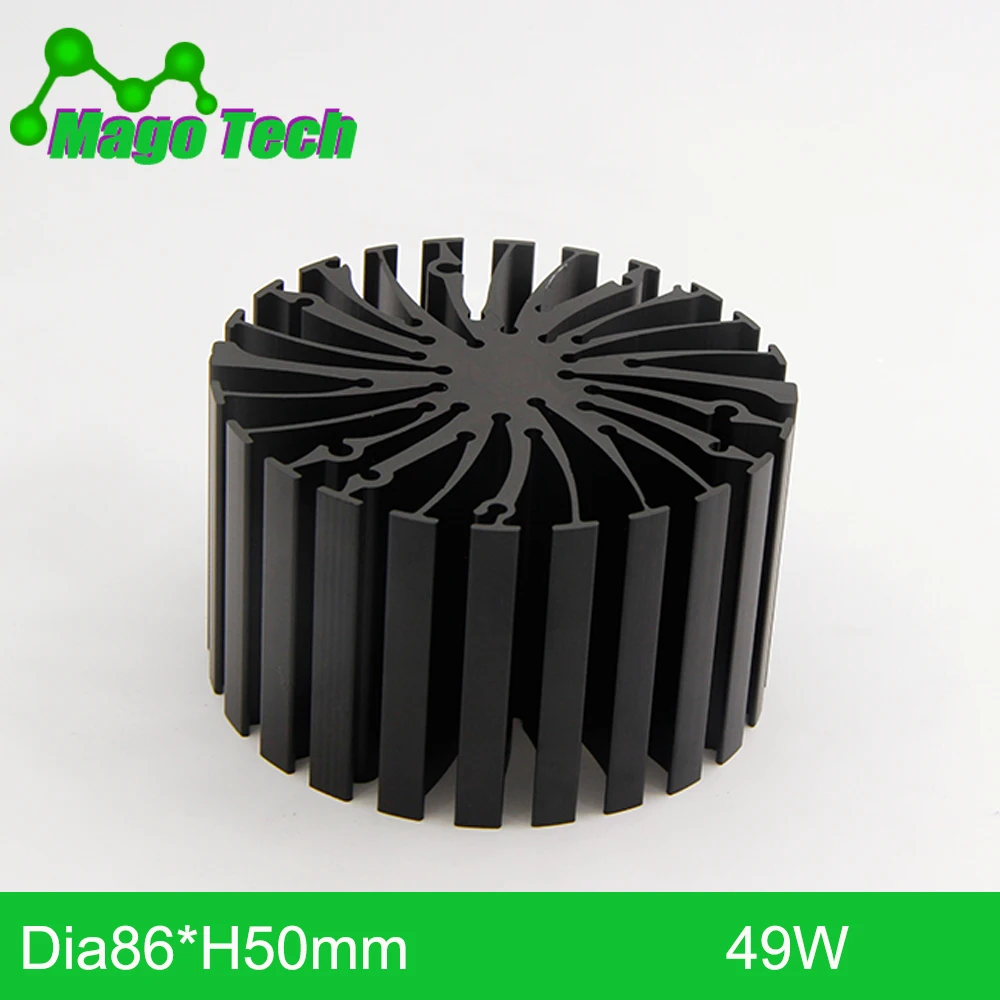 

ø86*50mm Modular LED Star Cooler for low and high bay light LED Grow Light Heatsink 30 mounting holes for all COB Brands