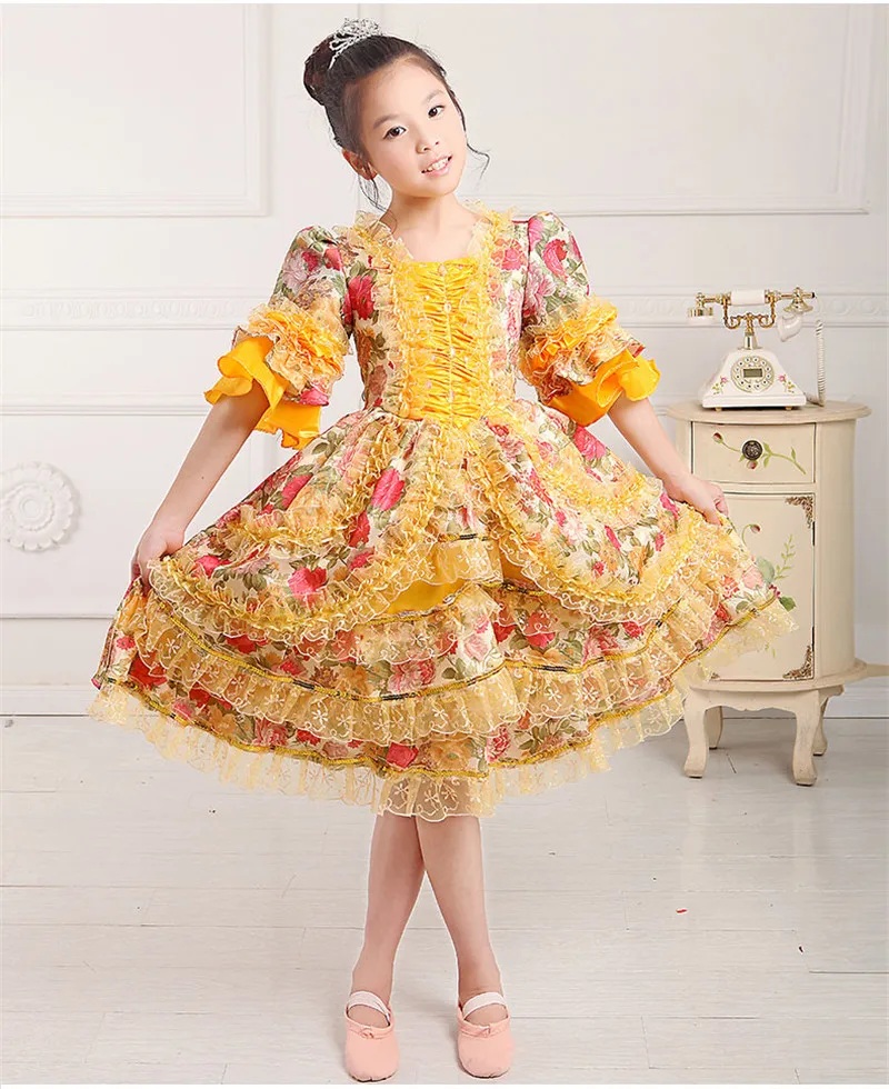 H1502-5yellow costume