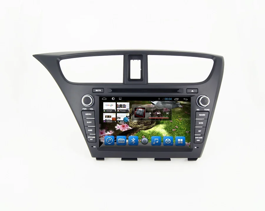 Clearance Navirider car dvd player for Honda Civic 2014 octa core android 8.1.0 car gps multimedia head unit stereo tape recorder 0