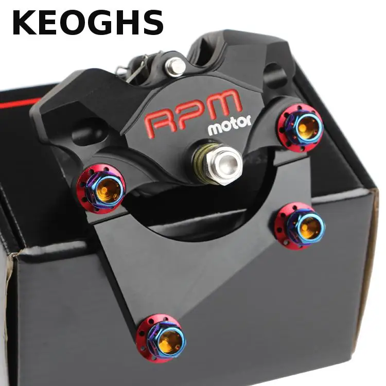 Keoghs Rpm 2 поршневой тормозной суппорт с адаптером для скутера Xiaoniu N1s Замена заднего