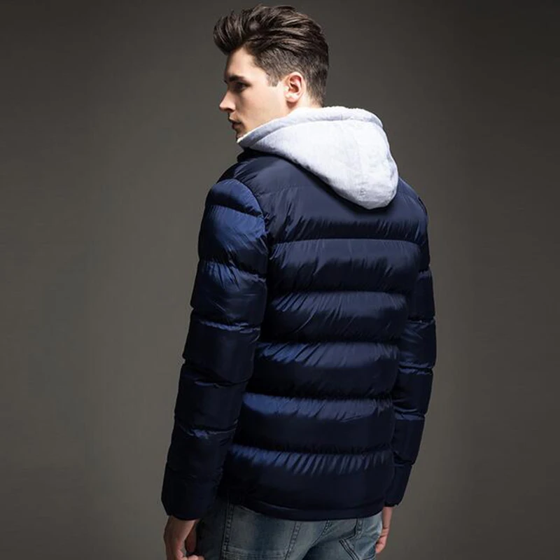 Высококачественная брендовая зимняя куртка, мужское утепленное пальто, стеганая куртка, Стильное мужское пальто, теплая одежда, размер пальто
