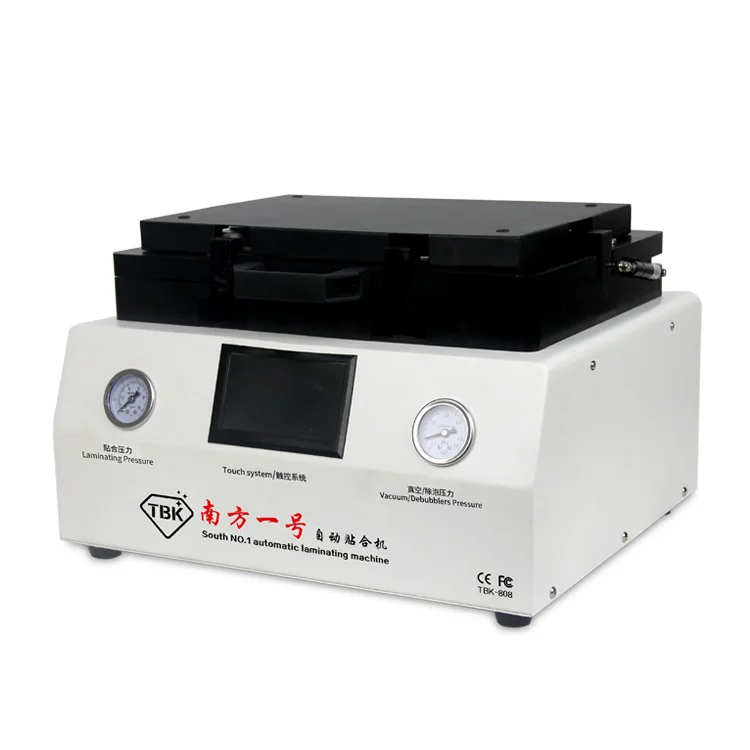  Newest TBK-808 LCD Touch Screen Repair Automatic Bubble Removing Machine OCA Vacuum Laminating Mach