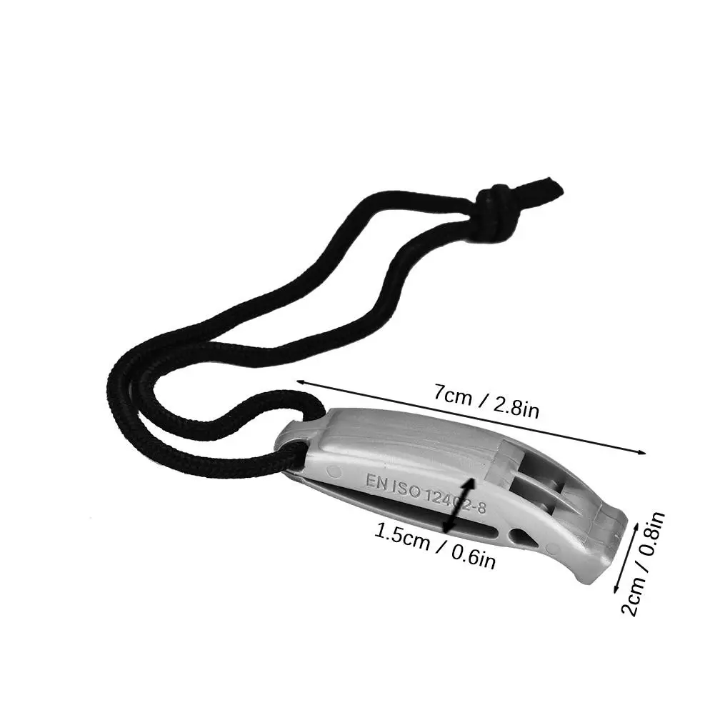 Безопасность Дайвинг свисток громко аварийного выживания сигнала спасательный свисток свист с Талрепом для спортзала Каякинг Кемпинг Пеший Туризм