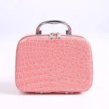 Fashion Woman Makeup Case Cosmetic Bag High Quality Travel Organizer Beauty Box Medicine Stationery Cosmetics Holiday Gifts