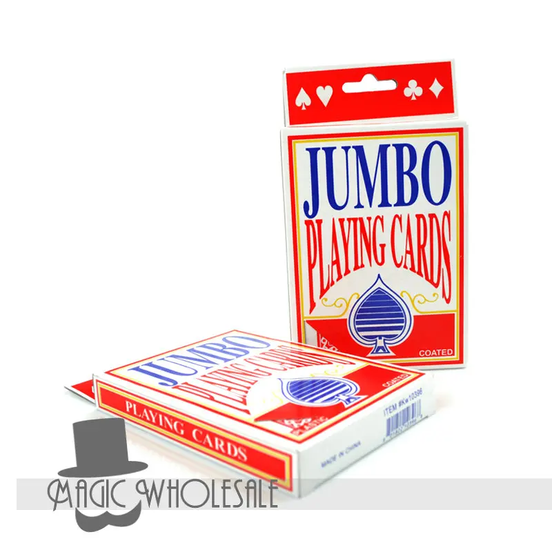 

Jumbo Deck Cards Free Shipping Cards Magic Tricks Toys Props Wholesale And Retail Email Explanation Video