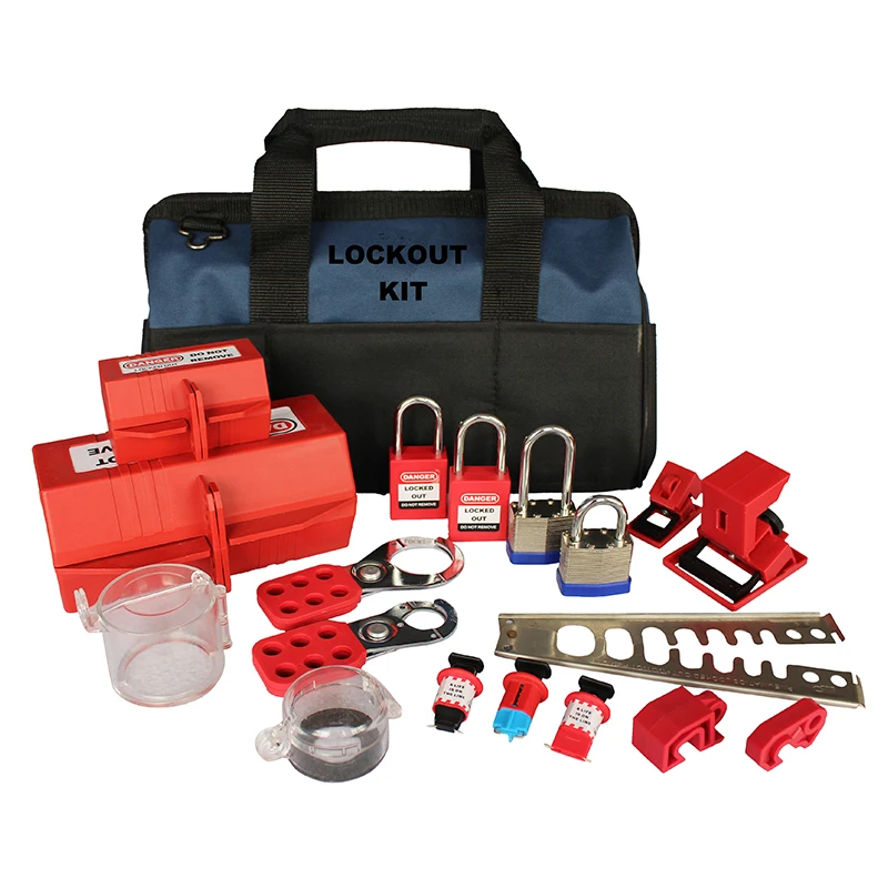 

Lockey OEM Combination Safety Portable Loto Locks out Group Electrical Lockout Tagout Kit