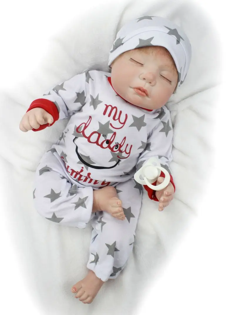 Otarddolls 55cm sleeping doll for girls toys handmade 22inch silicone