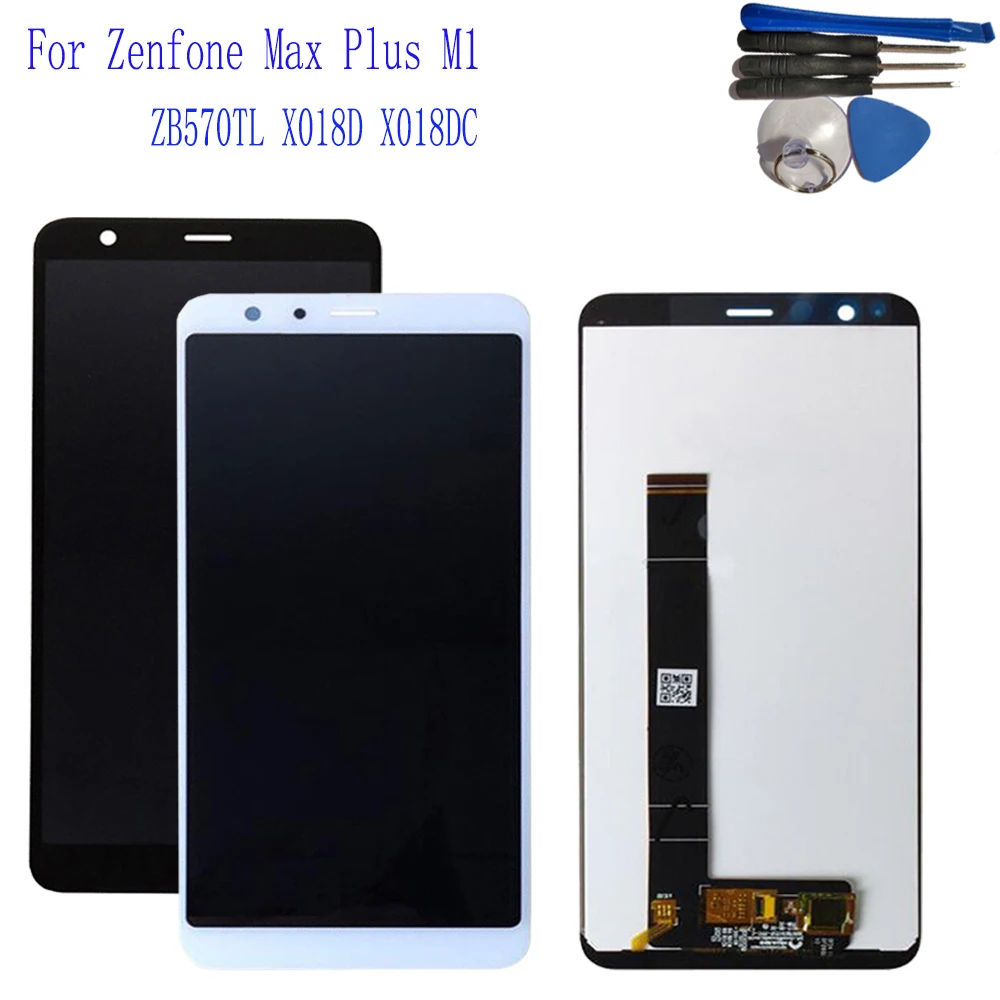 

New 5.7'' For Asus Zenfone Max Plus M1 ZB570TL X018D X018DC LCD Display Touch Screen Digitizer Assembly With Tools