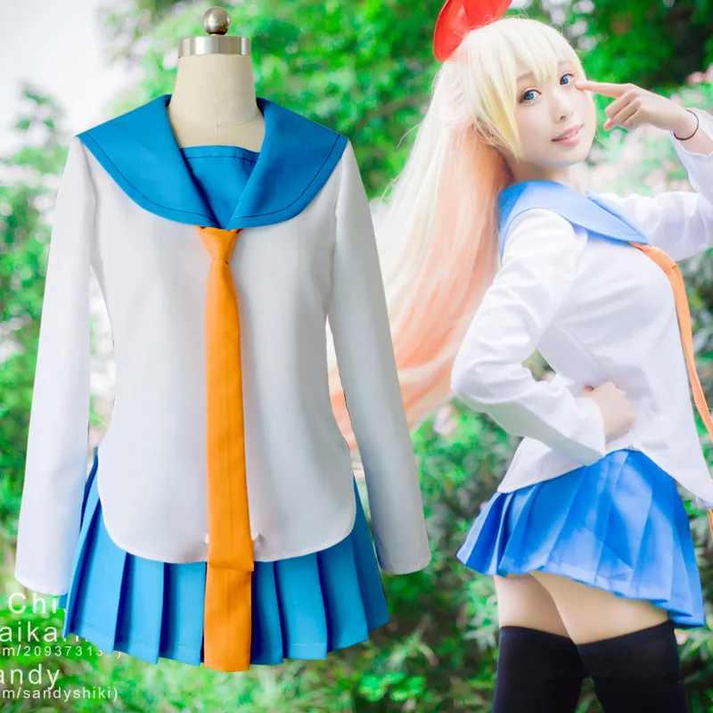 

Anime Nisekoi Cos Onodera Kosaki Kirisaki Chitoge Cosplay Halloween woman Japanese school uniform costume
