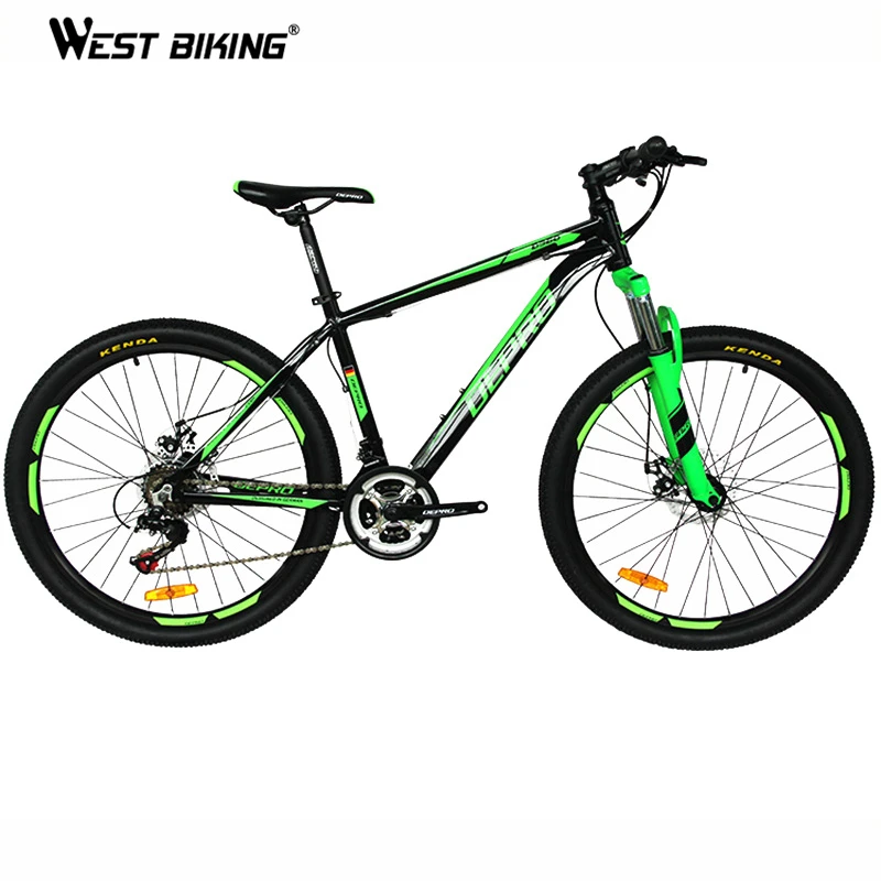 Sale Mountain Bike Aluminum Alloy 21 speed Dual Disc Brakes 26 inch Variable Speed Drive Bicycle Men & Women Students Cycling Bicicle 4
