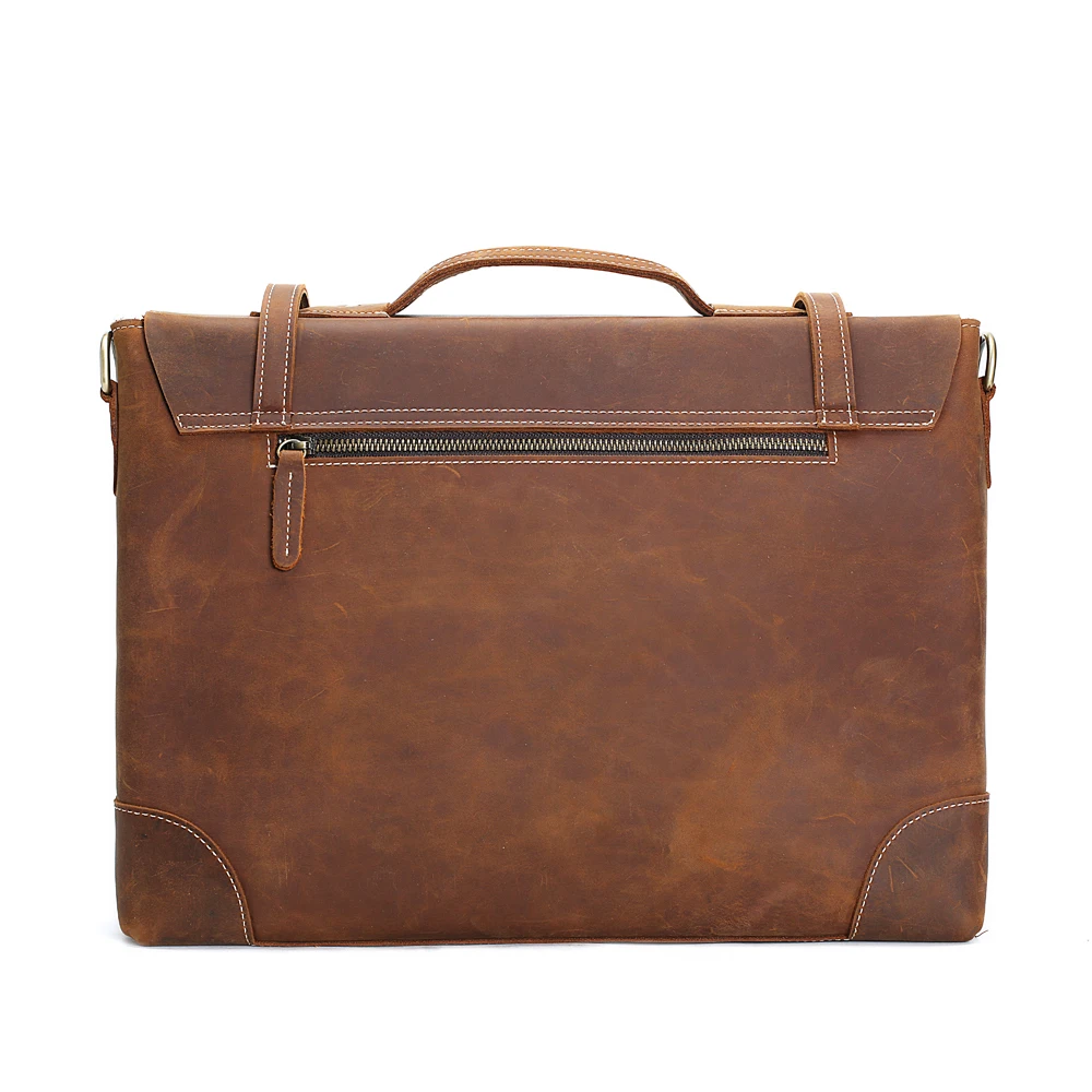 Rockcow Винтаж Crazy Horse кожа ноутбук сумка Портфели Бизнес Для мужчин 0342|bag|bag mapsbag cake |