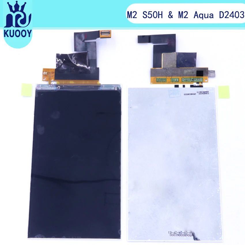 Черный/белый для sony Xperia M2 S50H D2302 D2303 D2305 D2306 сенсорный экран дигитайзер стекло сенсор+ ЖК-дисплей панель монитор