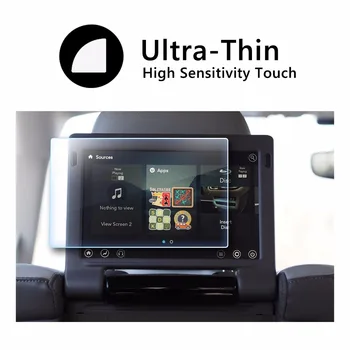 

RUIYA 2pcs car screen protector for Chrysler Pacifica back row touch display screen,9H tempered glass screen protective film