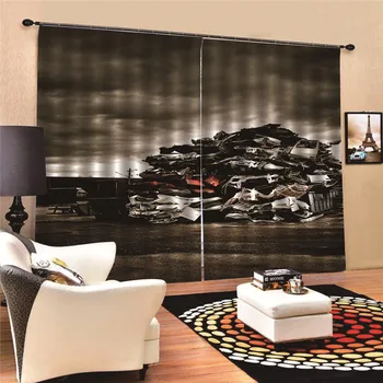 

Dark Clouds Blackout Curtains For Kids Room Children For Children Bedroom Living Room Window Curtain 3D Digital Print MA29