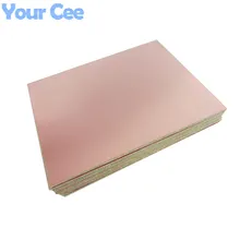 5 pièces un seul côté Fiber de verre PCB cuivre plaqué plaque stratifié Circuit imprimé 10X15cm 100mm * 150mm * 1.5mm 100mm x 150mm 10cm * 15cm(China)