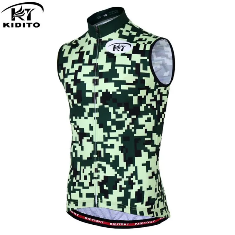 Cycling Jersey only KIDITOKT Велоспорт Унисекс Лето Без Рукавов гоночный велосипед одежда MTB велосипед одежда Hombre Майо Roupa Ciclismo велосипед одежда - Цвет: Cycling Jersey only