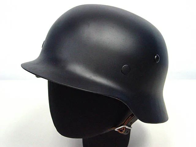 Тактический страйкбол шлем М35 немецкая армия классический бургомастеры Спорт на открытом воздухе Luftwaffe Пейнтбол Стальной шлем защитное снаряжение - Цвет: Black