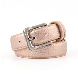 2018 новый роскошный квадратная пряжка ремня женская широкая талия Ремни для Для женщин джинсы брюки Cinto розовый 1 дюймов резинка пояс для