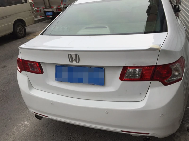 Используется для Honda accord евро mk8 спойлер 2009-2013 года настоящий углерод волокно ABS материал заднего крыла автомобиля аксессуары автомобиля рефитт