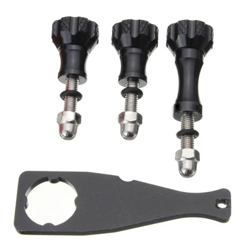 

Aluminum Knob Bolt Nut Screw + Wrench Spanner For GoPro Hero 3 3+ 4 SJCAM SJ4000