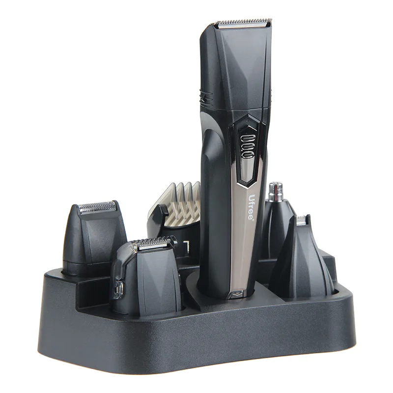 

Ufree U-527 5-In-1 Multi-Function Hair Clipper Rechargeable Electric Hair Clipper Nose Hair Trimmer Shaving Hair Clipper Engra